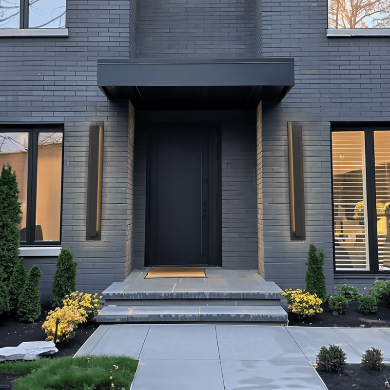 Modern Minimalist Vertical LED Outdoor Wall Light
