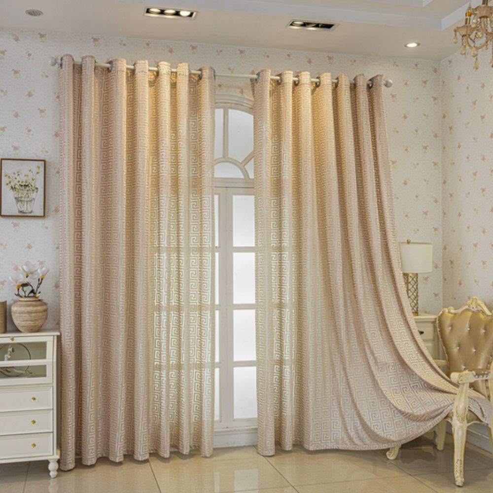 Imperial Maze Embroidered Curtain