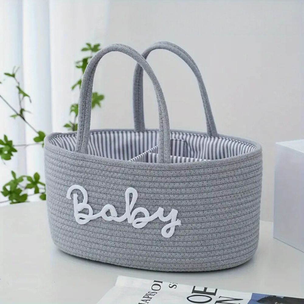 Cotton Rope Baby Caddy Organizer
