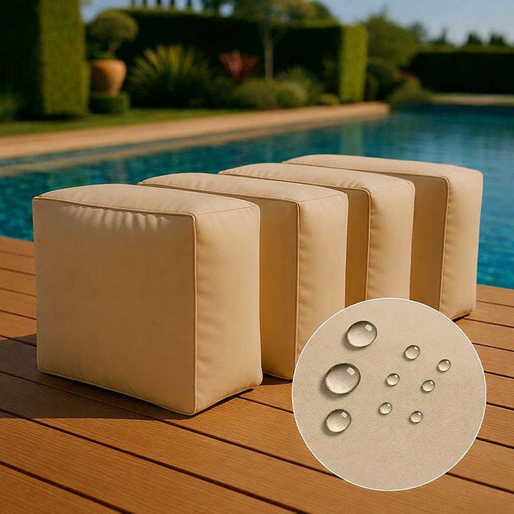 Waterproof Cover for Outdoor Sofa Cushion Set of 4 Pieces