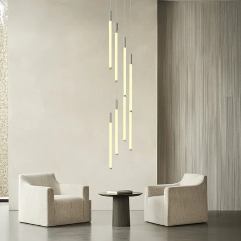 Contemporary Rainfall Inspired Multiple Lights Chandelier