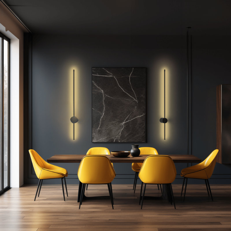 Contemporary Slim Linear Minimalist Wall Light