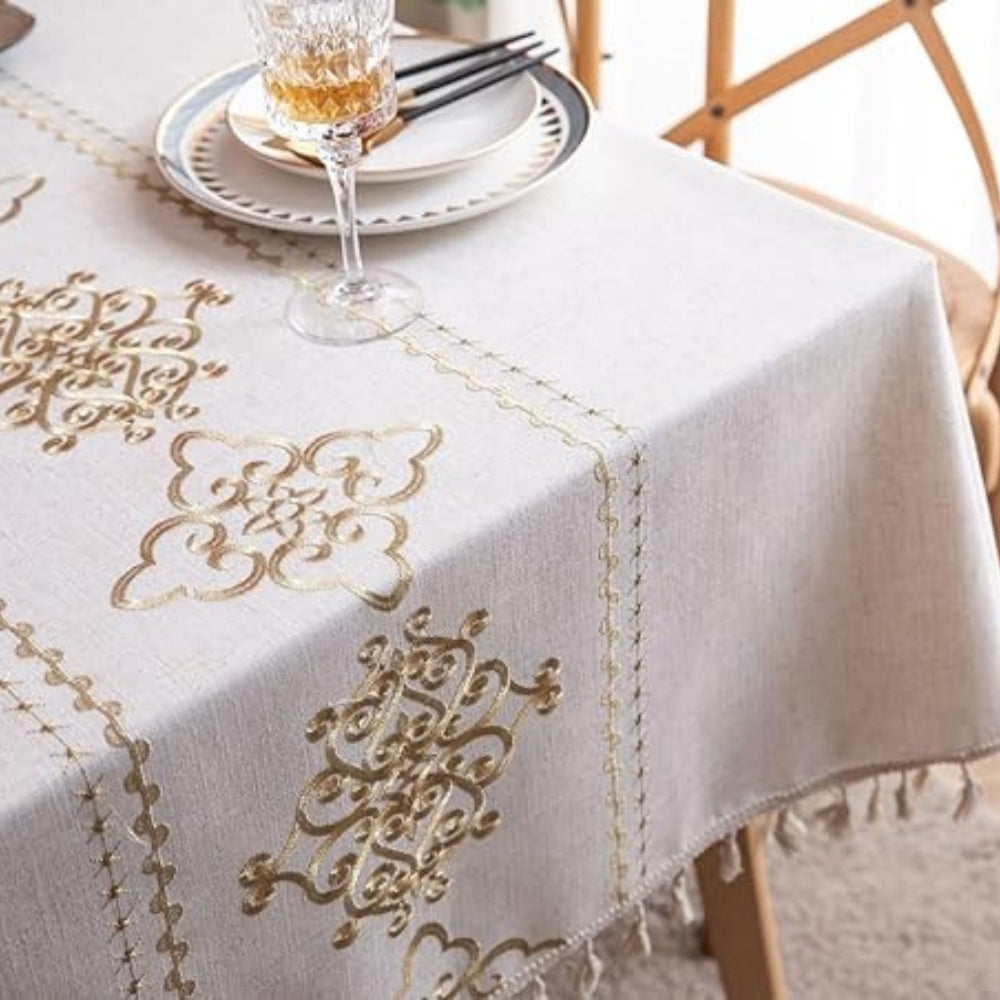 Sorella Luxe Embroidered Tablecloth