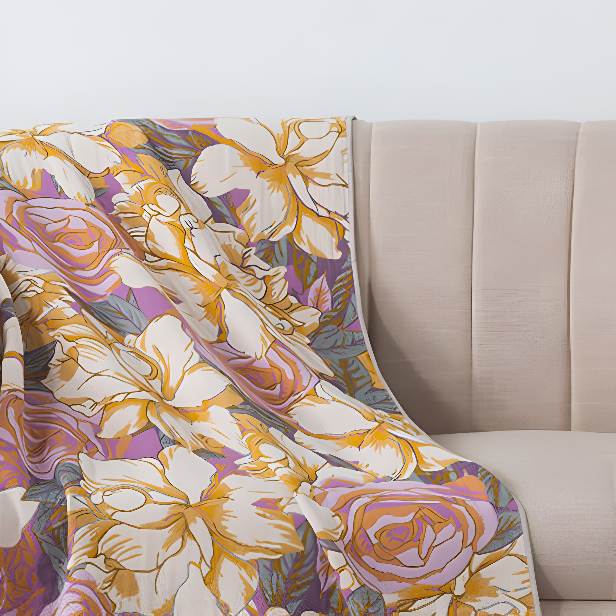 Serene Rose Cotton Bath Towel