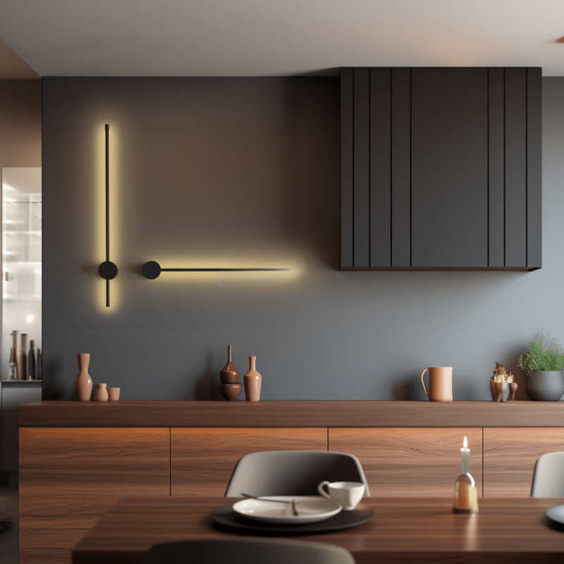 Contemporary Slim Linear Minimalist Wall Light