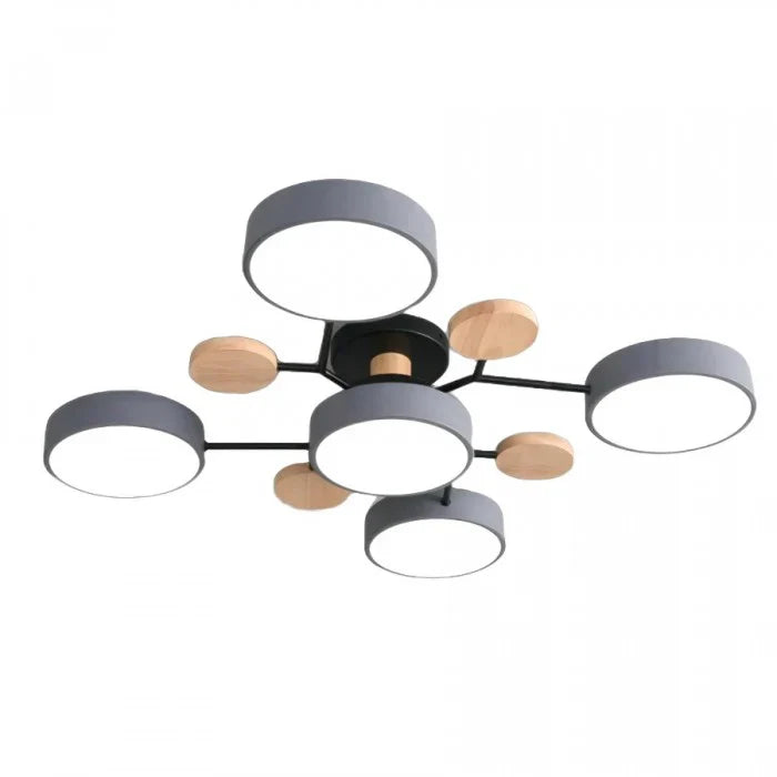 Minimalist Multiple Heads LED Scandinavian Ceiling Light