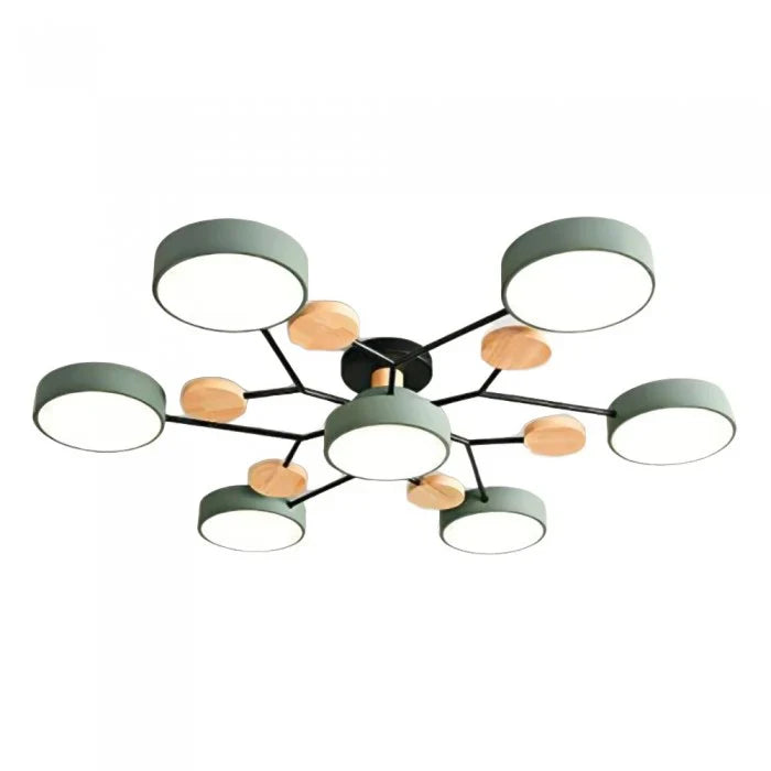 Minimalist Multiple Heads LED Scandinavian Ceiling Light