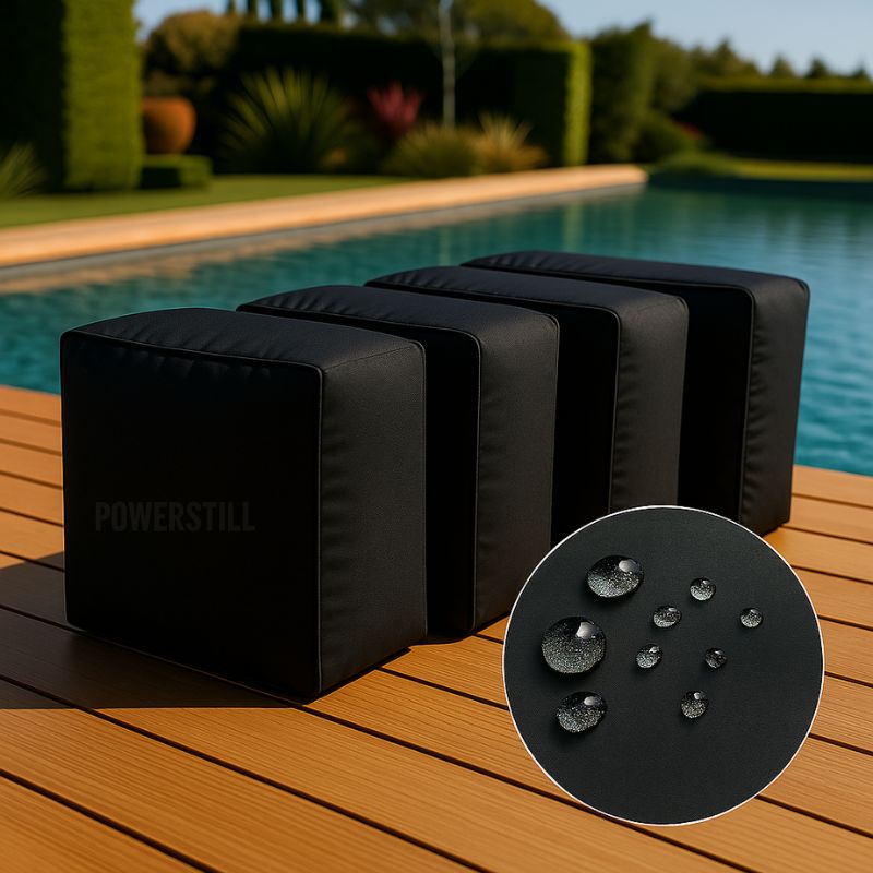 Waterproof Cushion Cover for Outdoor Sofa Set 4 Pieces