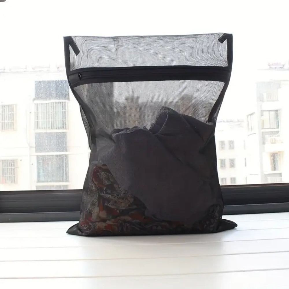 Black Care Mesh Laundry Bag