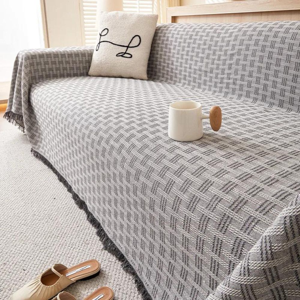 Casa Serene Geometric Sofa Cover