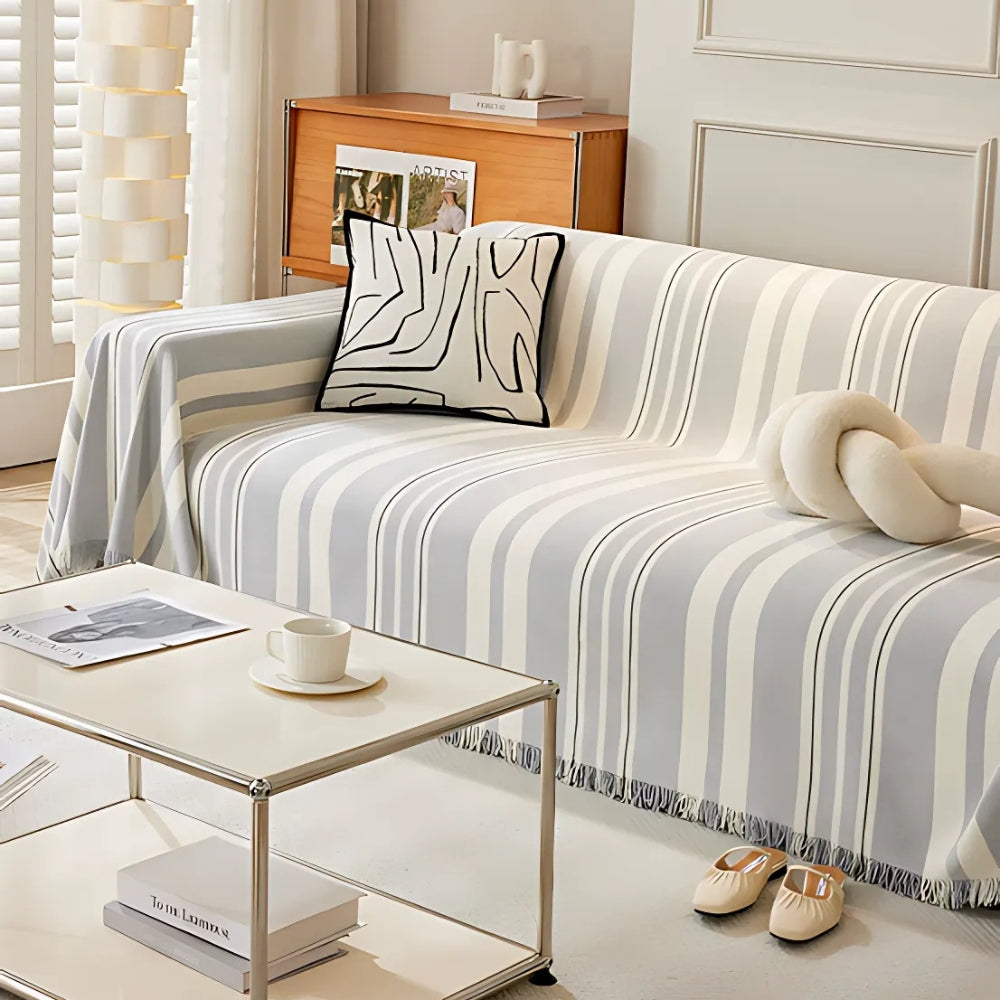 Classic Stripe Patterns Sofa Cover