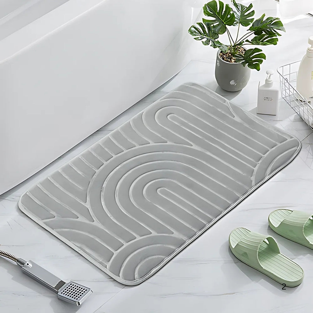 Concentric Arches Cashmere Bath Mat