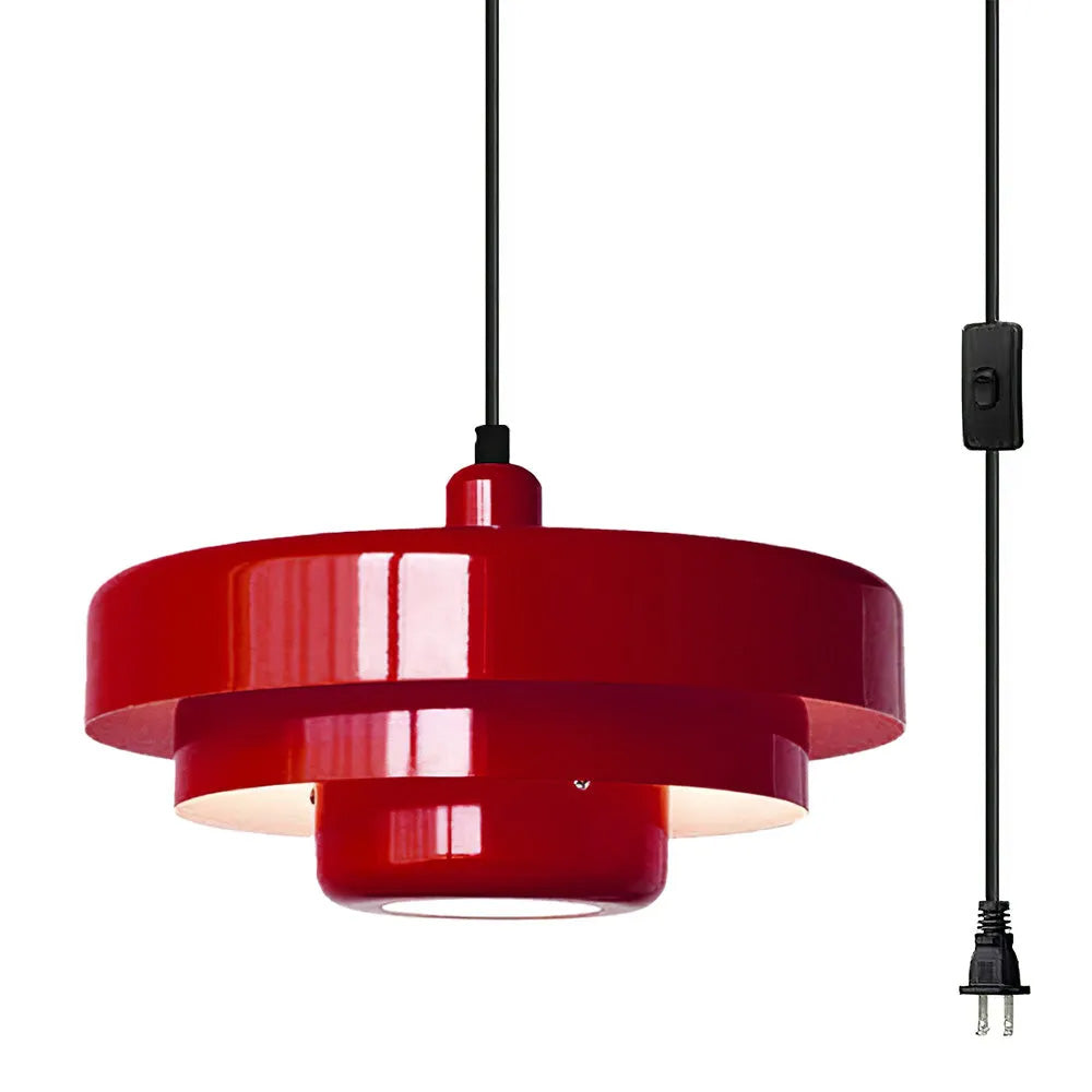 Three-tier Circular Mid-Century Retro Bauhaus Pendant Light