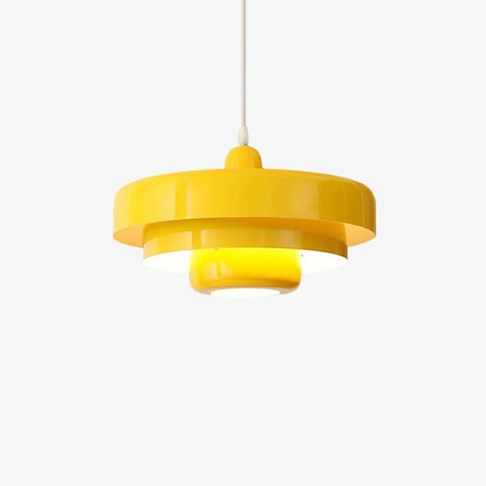 Three-tier Circular Mid-Century Retro Bauhaus Pendant Light