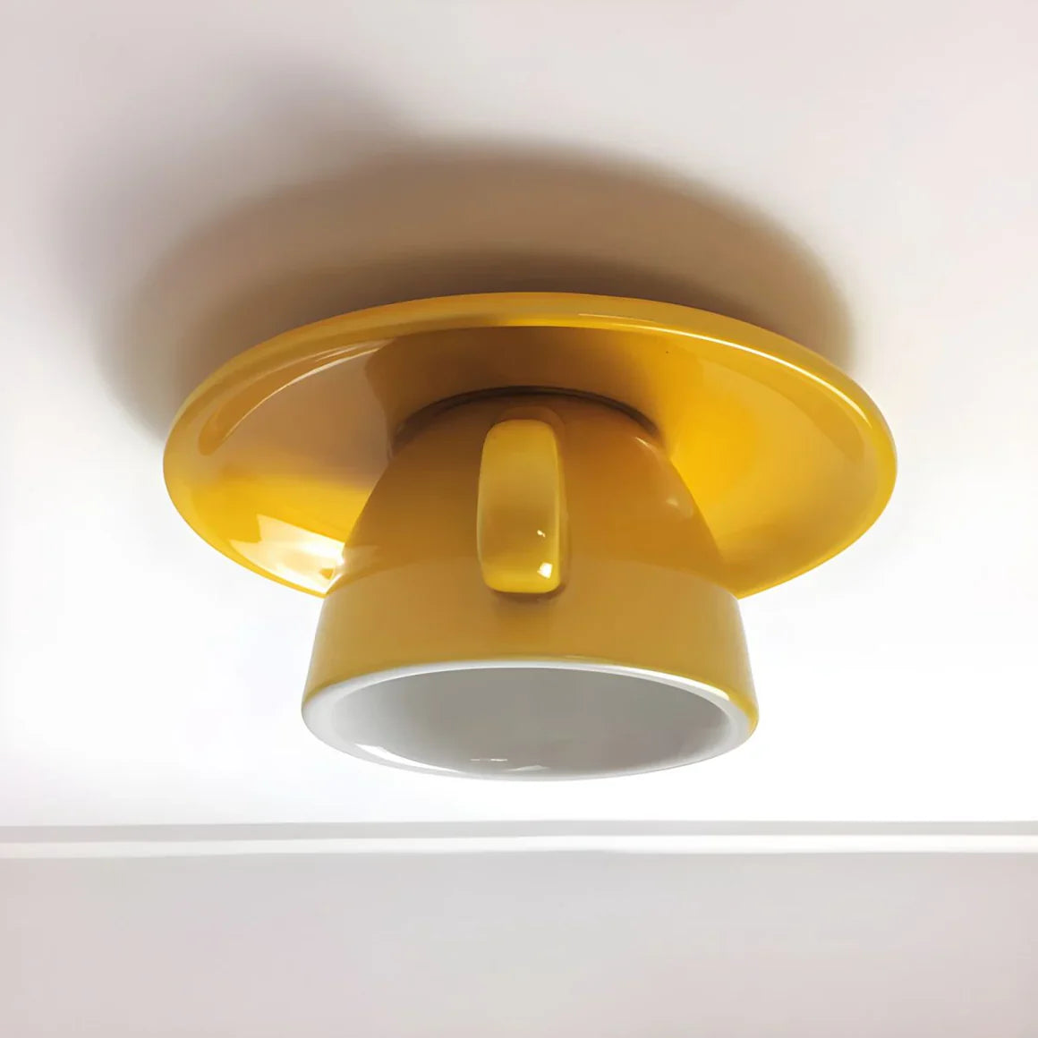 Cup-Shaped Ceiling Light