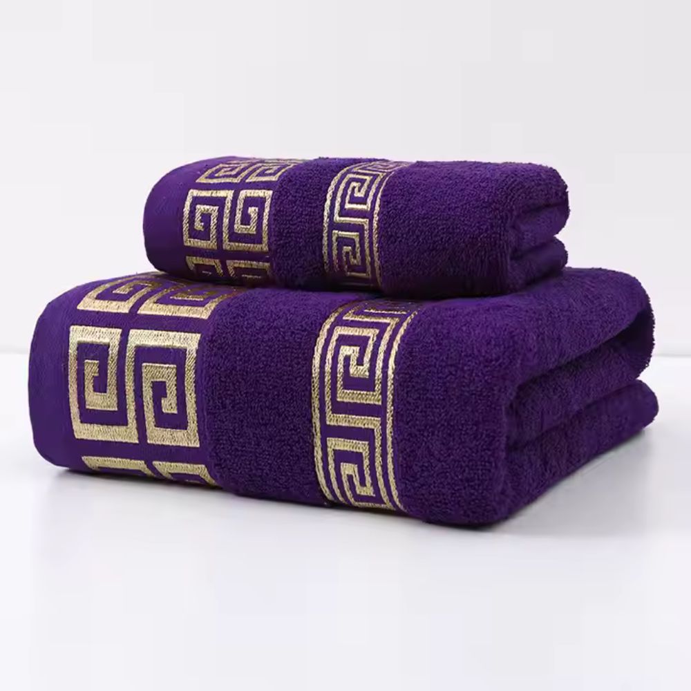Casa Luxe Athena Cotton Towel Set | 2pcs