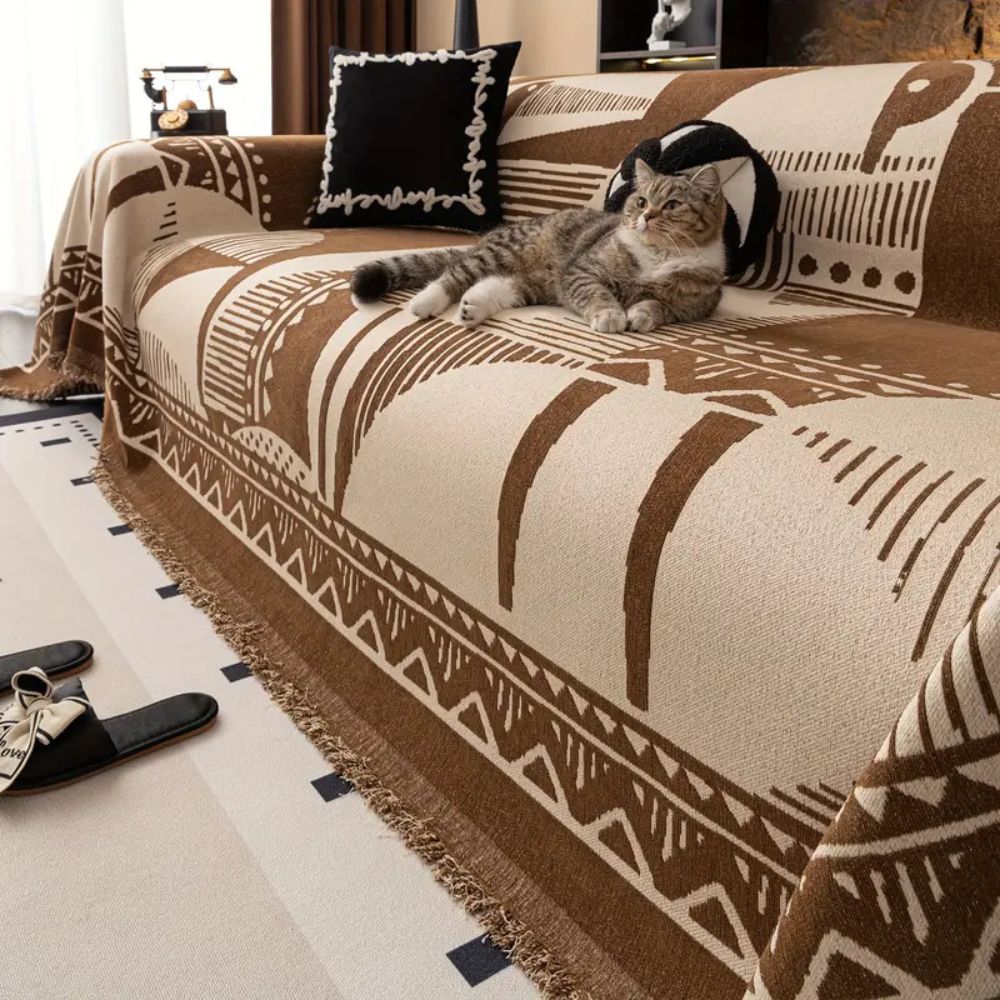 Mystic Lines Pattern Sofa Cover