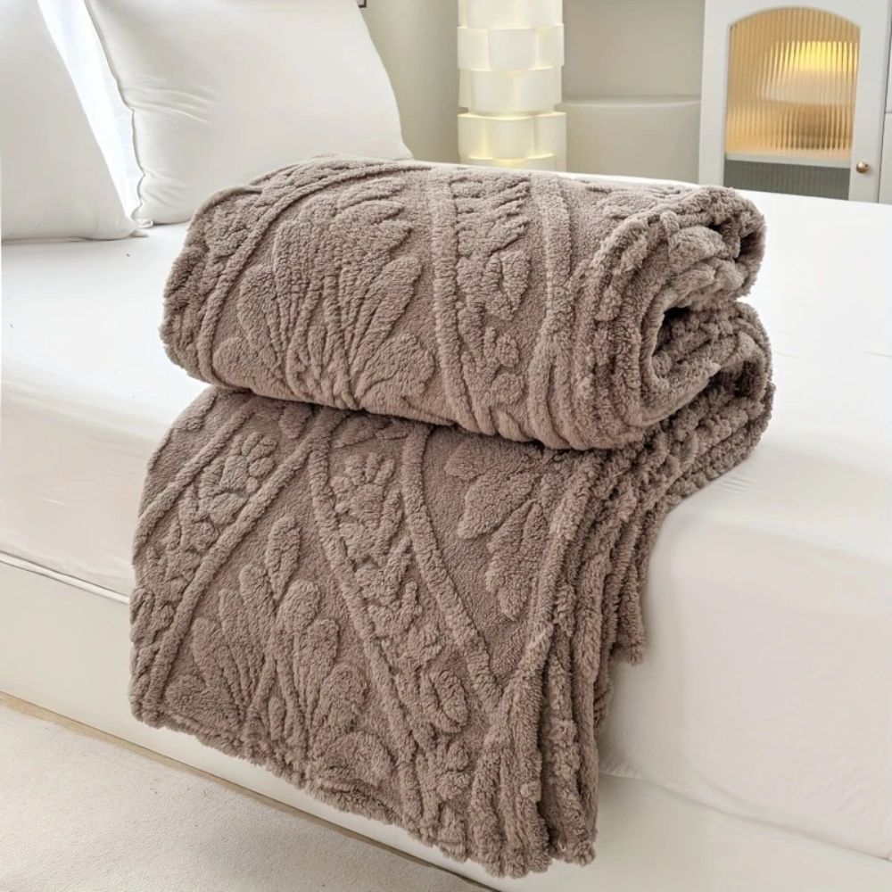 Paris Weave Jacquard Fleece Blanket