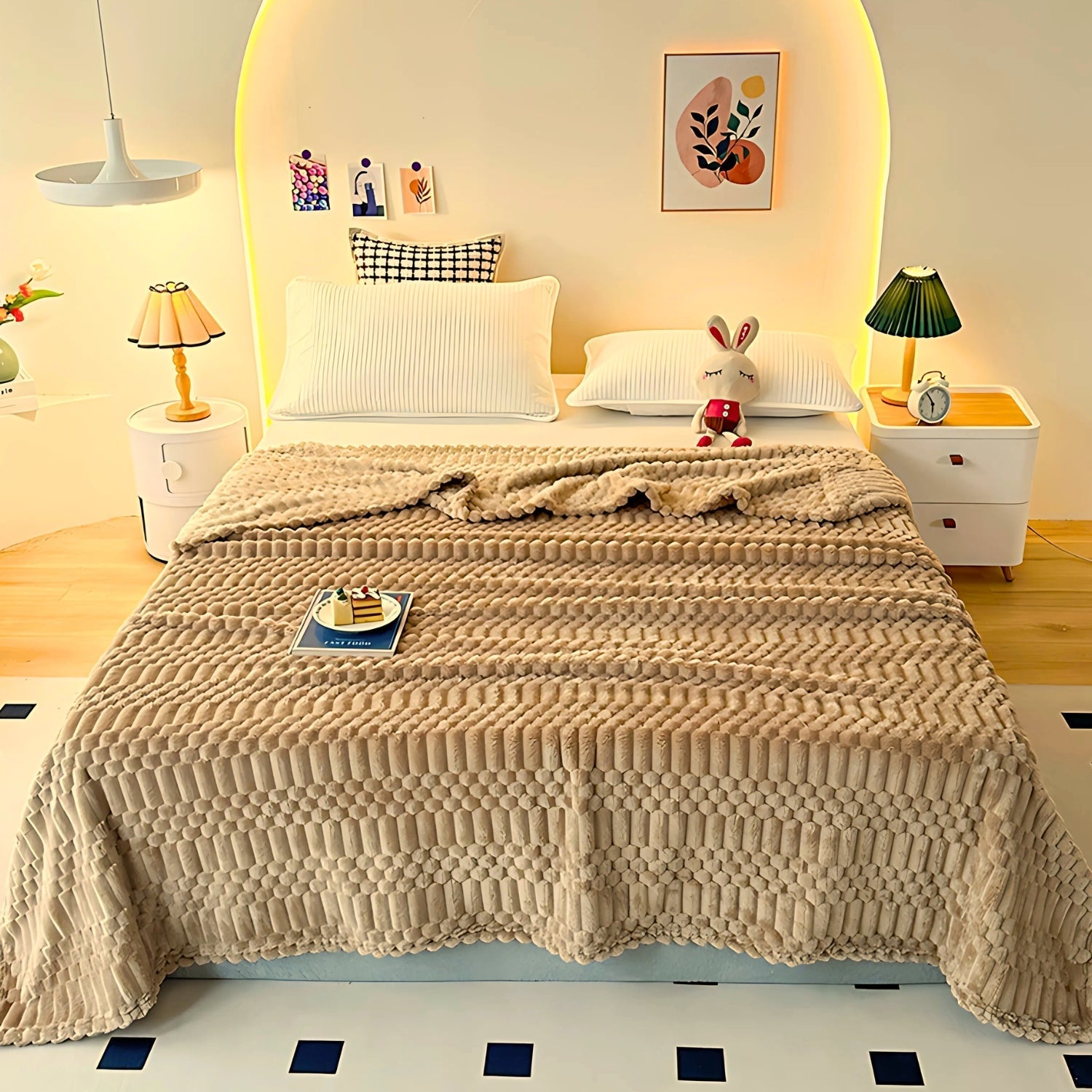 Pebble Touch Ultra Soft Throw Blanket