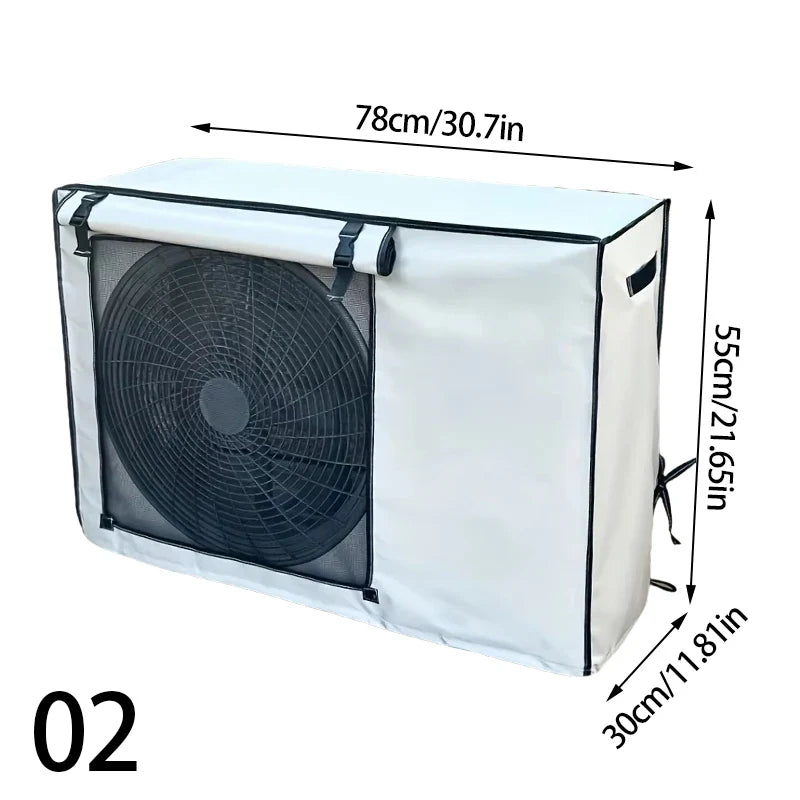 Waterproof and UV-Resistant Cover for Outdoor Air Conditioner