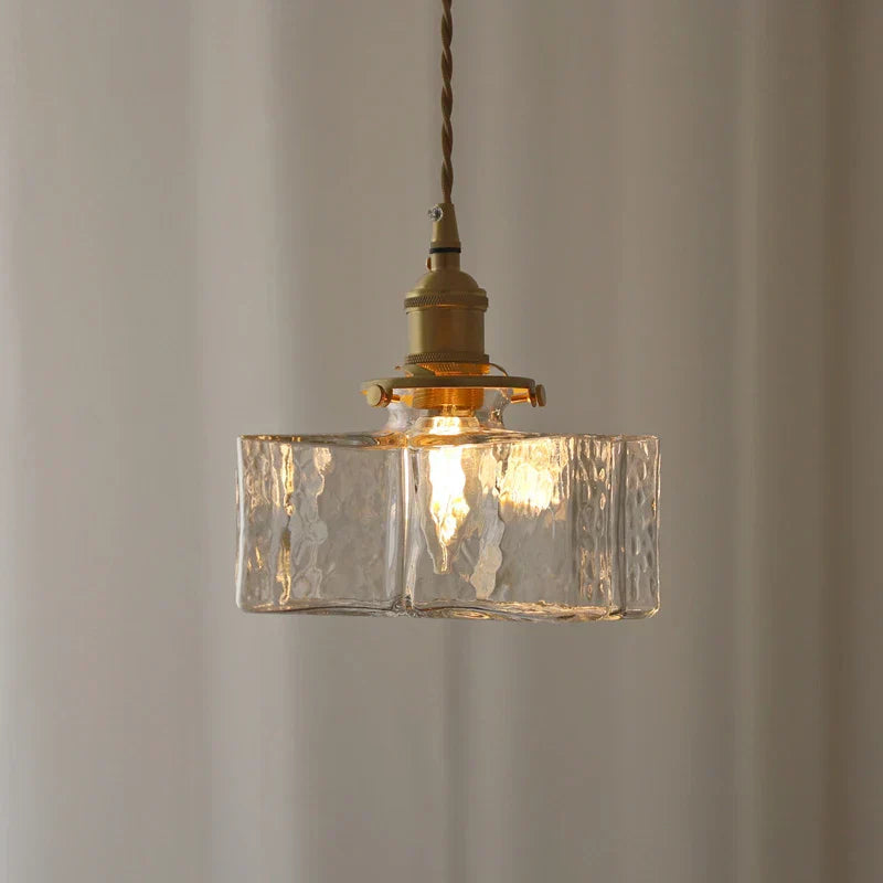 Vintage Style Textured Pendant Light