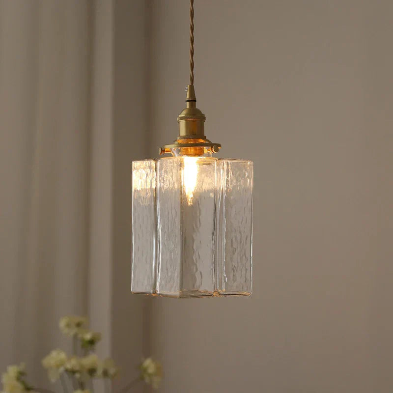 Vintage Style Textured Pendant Light