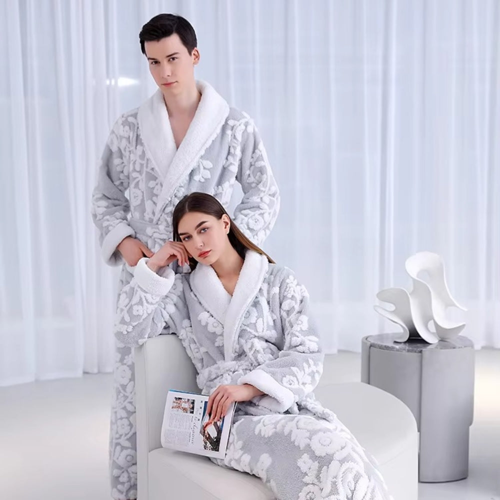 Solane Luxe Jacquard Bathrobe