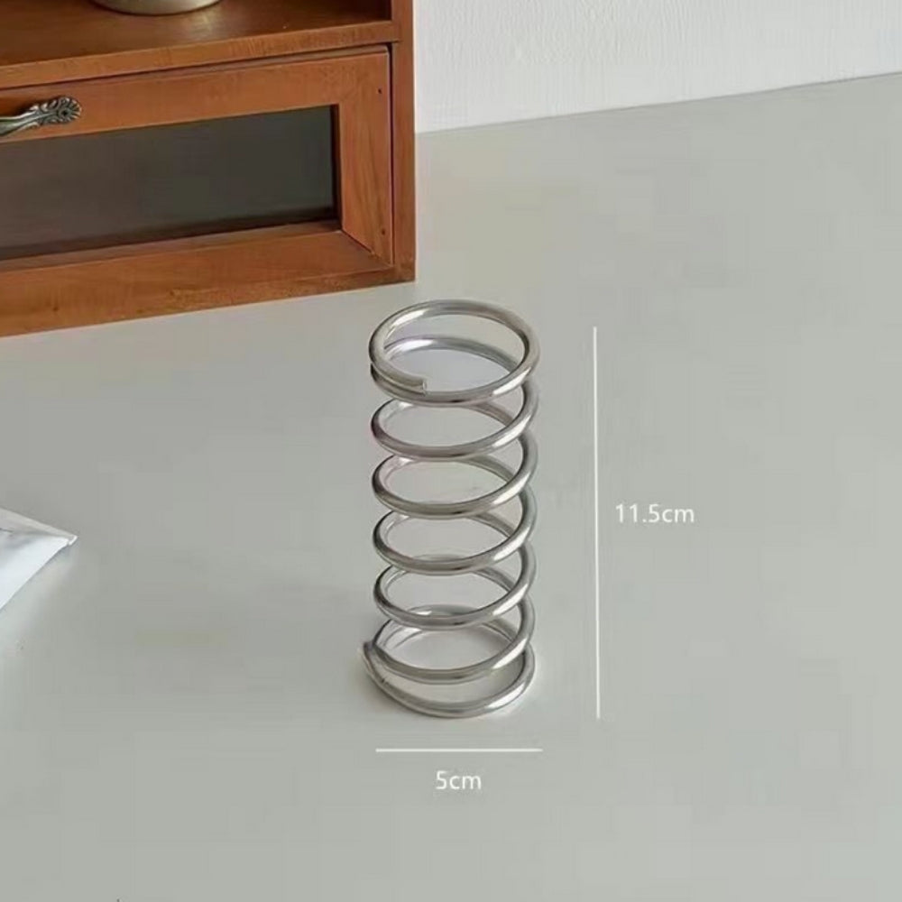 Stainless Steel Spiral Toothbrush Holder