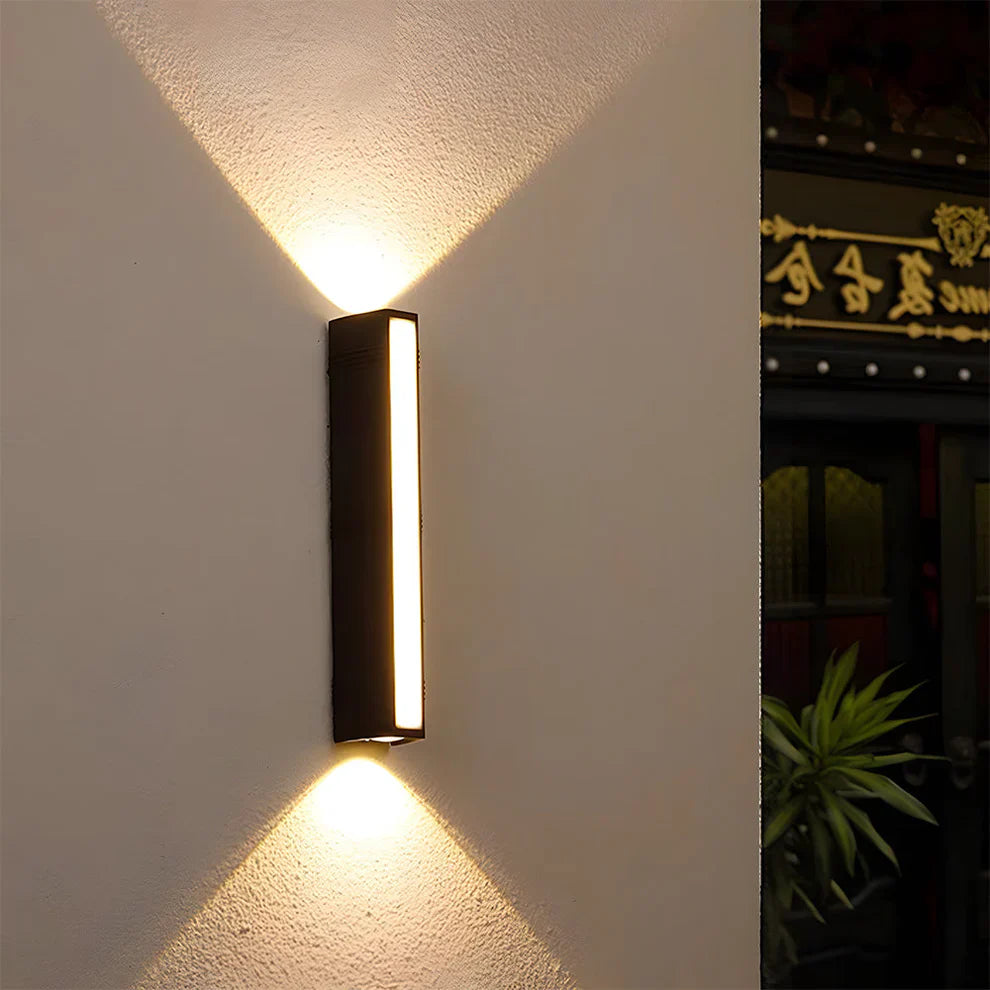 Slim Outdoor Scandinavian LED Wall Light