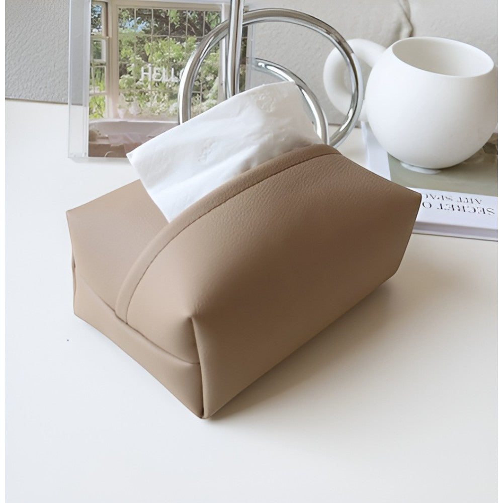 Tisovo Stylish Leather Tissue Case
