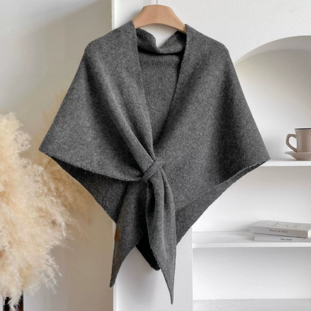 Triangle Soft Poncho Shawl Cape