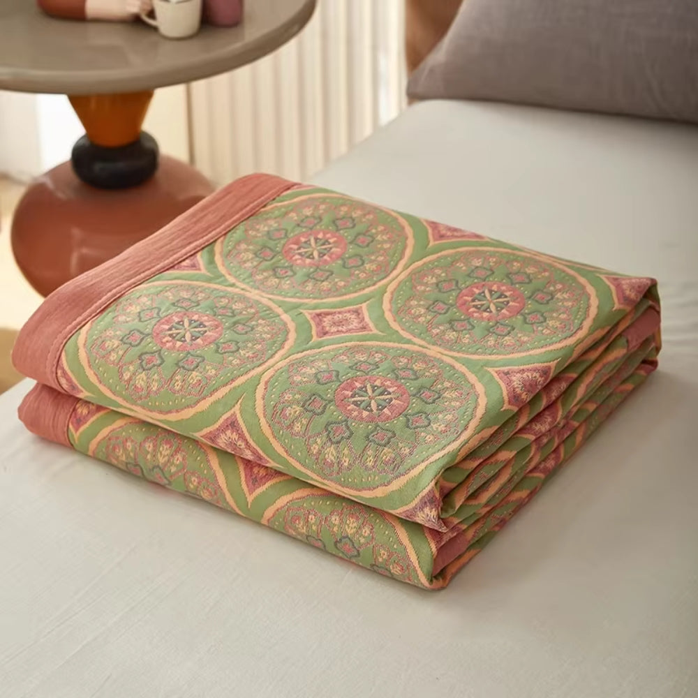 Velina Reversible Cotton Summer Blanket