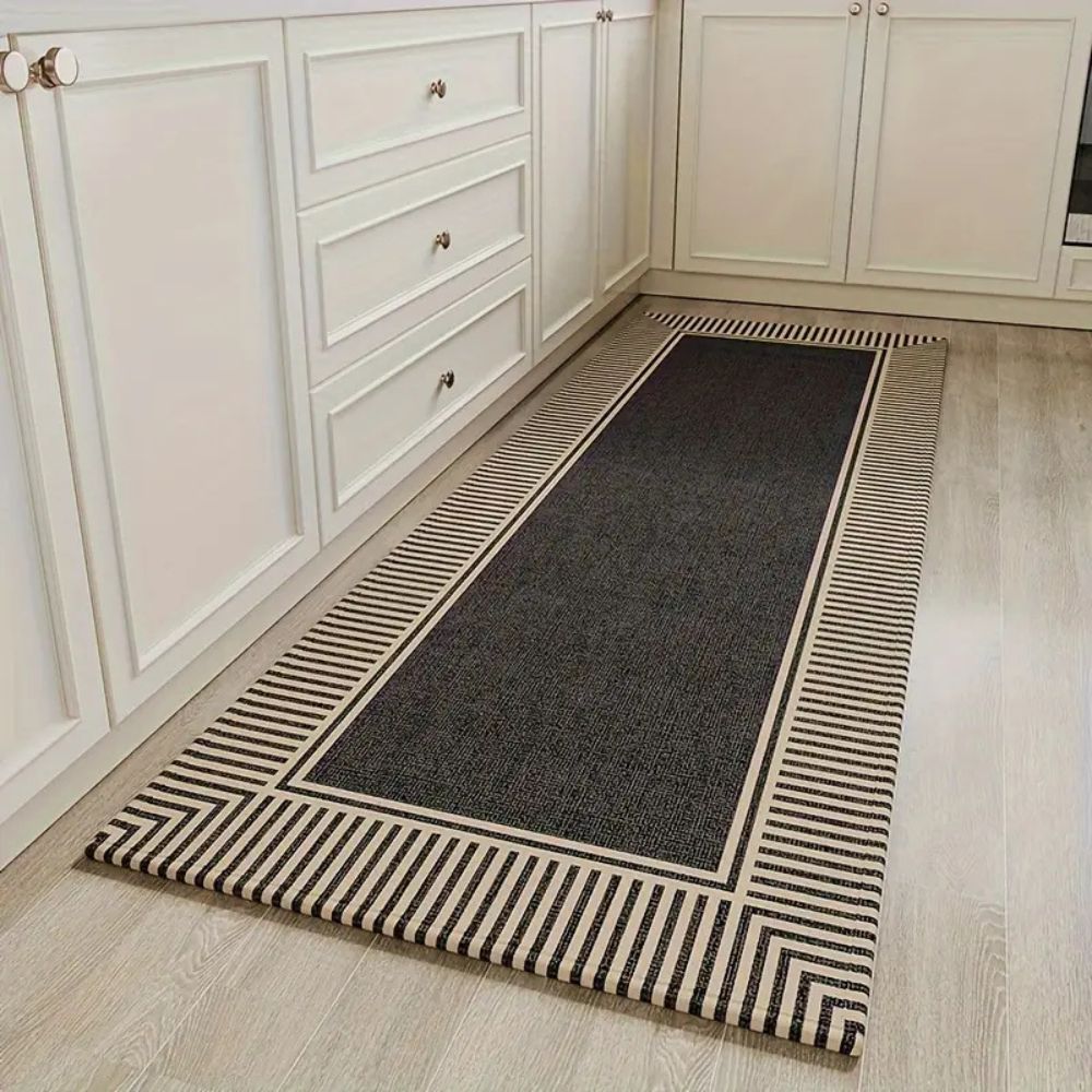 Zebra Stripe Soft Kitchen Runner Mat