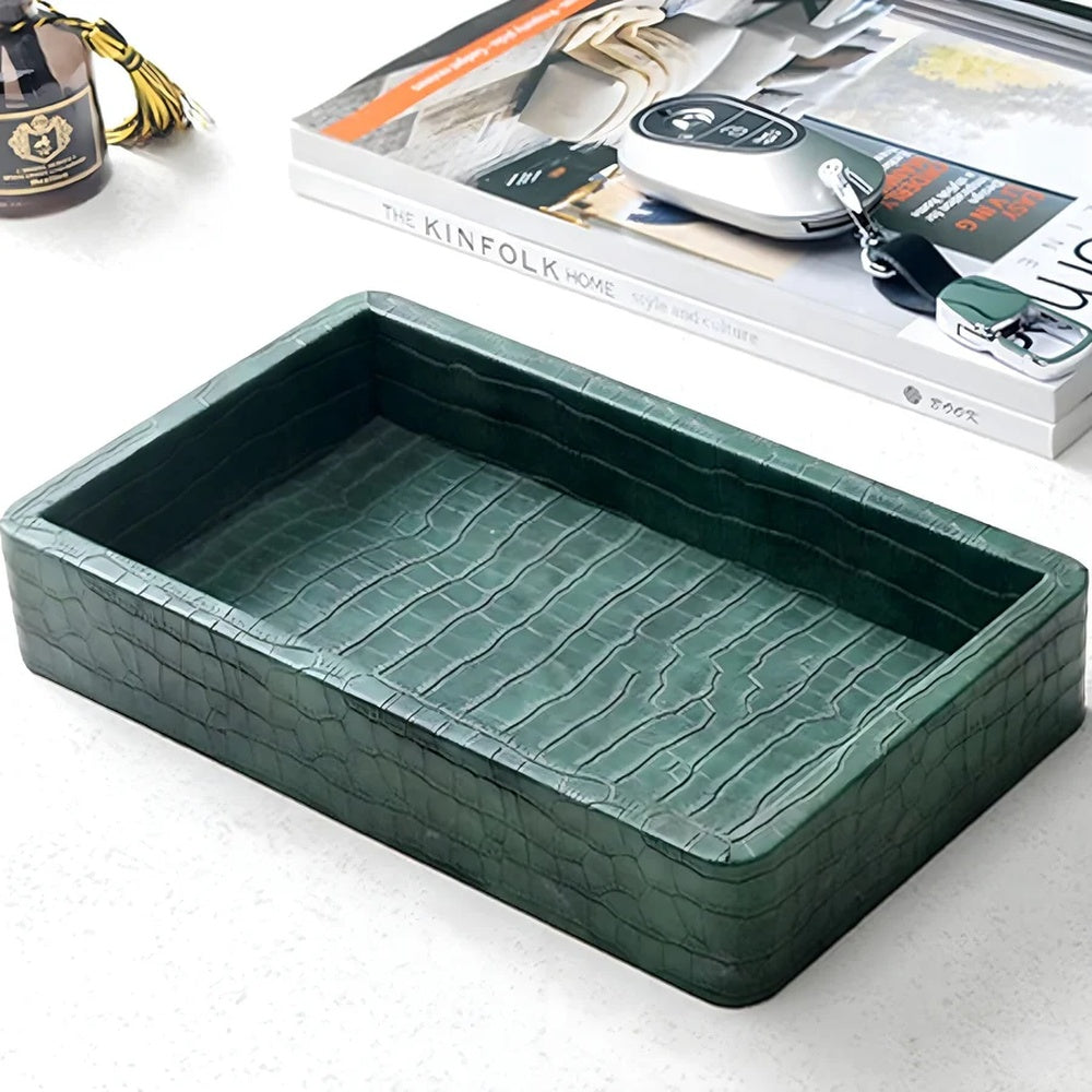 Croc Luxe Organiser Tray Box